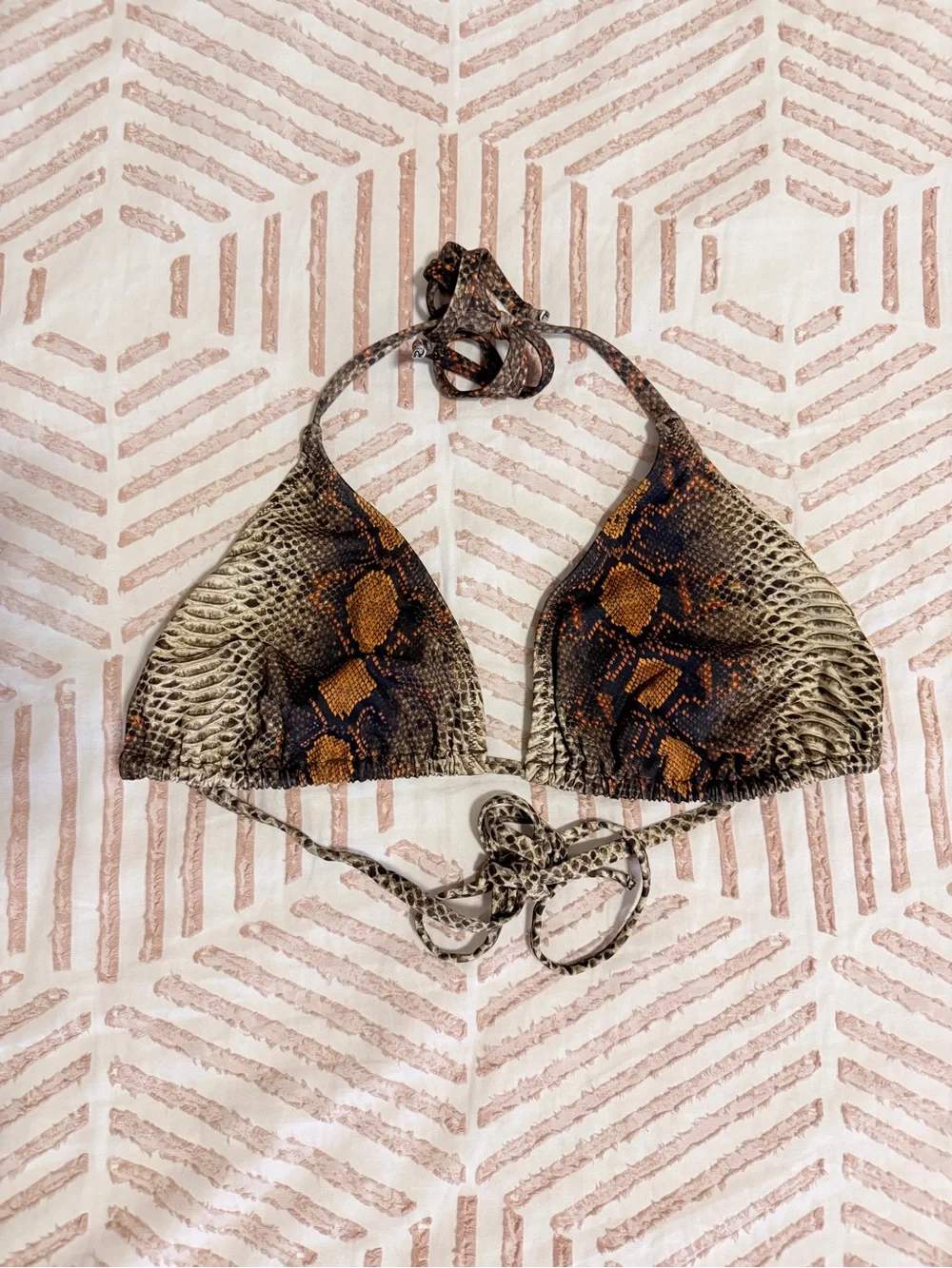 SKIMS Snake Print Bikini Set